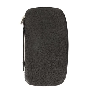 Louis Vuitton Taiga Atoll M30652 Black Calfskin Shoulder Bag Vintage Authentic - Picture 1 of 5