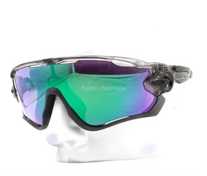 Gafas de sol Oakley Jaw Breaker OO9290-4631 gris tinta Prizm Road Jade con estuche - Imagen 1 de 9