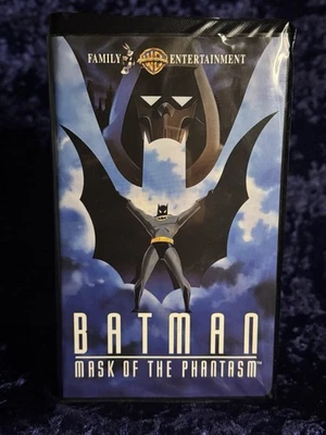 Batman - Mask of the Phantasm (VHS, 1994 Black Clamshell) - Mark Hamill Bob Kane - Image 1 of 4