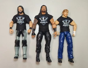 WWE The Shield Elite 3 Pack The Hounds Of Justice Seth Rollins Roman Reigns Dean - Picture 1 of 9