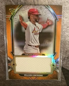 2024 Topps Triple Threads Willson Contreras Single Jumbo Relic Card /18 #SJR-WCO - Picture 1 of 2