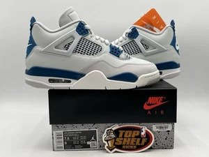 DS New Nike Air Jordan Retro 4 Military Blue 2024 Size 7.5 Authentic Basketball - Picture 1 of 9