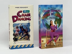Jodi Stolove's Chair Dancing VHS Tape Lot of 2 - Around the World - Picture 1 of 8