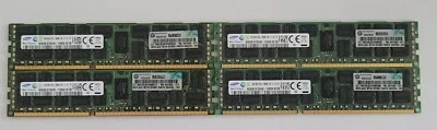Samsung 32GB (4X8GB) 2Rx4 PC3L-10600R M393B1K70DH0-YH9Q9 647650-071 Server Mem - Image 1 of 4