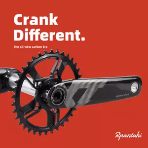 Rpantahi Bicycle Carbon Fiber Crank Set X1 CARBON T Crank set Disc Center Shaft - Picture 1 of 12