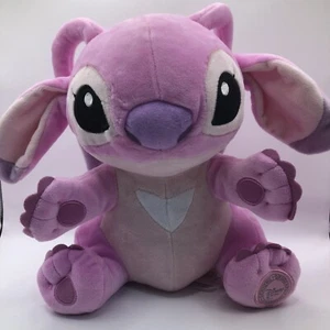 Disney Lilo Stitch Peluche Rosa Ángel Niña Amiga Muñeca Alienígena Juguete de Peluche 9” - Imagen 1 de 10