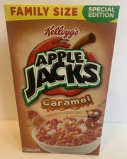 UPC 038000232589 product image for New Special Edition Kellogg's Apple Jacks Caramel Family Size 1 Box 19.4 oz  | upcitemdb.com