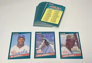 Donruss the Rookies 1986 set completo (56 carte) Obbligazioni, Canseco Jackson RCs - MT - Foto 1 di 1