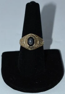 Anello in oro giallo 10 kt Balfour '69 molle di sabbia classe Charles Page 6,6gr e misura 9 - Foto 1 di 8
