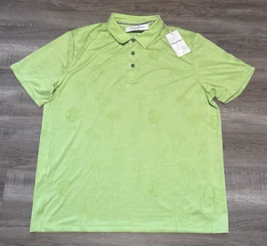 Polo de golf Tommy Bahama IslandZone para hombre talla XL iluminado lima Palm Coast Palmera - Imagen 1 de 7