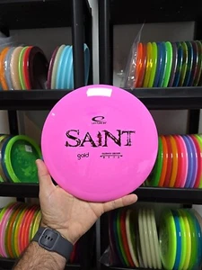 Latitude 64 Gold Line Saint Pink 172g Disc Golf Driver Trilogy Discs - Picture 1 of 2