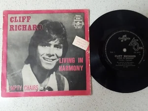 PS    CLIFF RICHARD   ---LIVING IN HARMONY   ***VERY RARE***  ISRAEL - Bild 1 von 2