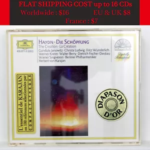 HERBERT VON KARAJAN, GUNDULA JANOWITZ ⸺ HAYDN the creation ⸺ DGG 2xCDs NM - Foto 1 di 2
