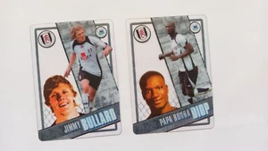 Topps i-Cards 06/07 Premier League Football Cards Fulham, 2 Cards Bullard & Diop - Picture 1 of 2