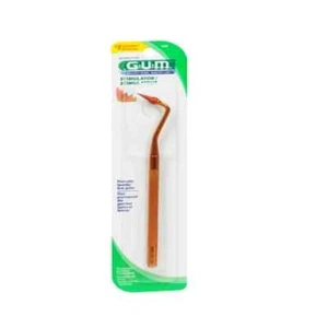 GUM Stimulator Permanent Handle w Rubber Tip Precision Ctrl Massages Gums 6 pack - Picture 1 of 5