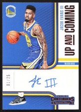 2018-19 panini contenders Jacob Evans III up and coming auto /25 #uc-jev