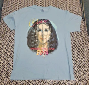 2014 CHER Dress to Kill Concert Tour Women's Size L T-Shirt - Picture 1 of 22
