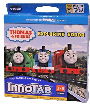 New Vtech INNOTAB Thomas & Friends Exploring Sodor Trains Software Game 3-5 2012 - Image 1 of 4