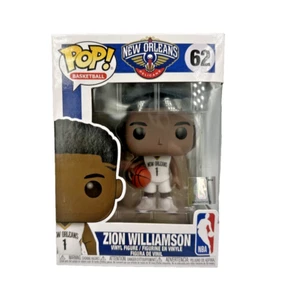 Funko POP! Zion Williamson NBA Basketball Pelicans New In Box #62 - With Case - Picture 1 of 4
