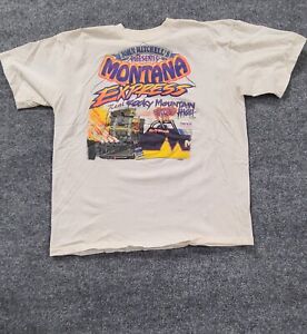Chemise vintage '96 John Mitchells Montana Express NRHA Drag Racing Dragster Nitro