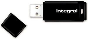 Neu Integral INFD128GBBLK USB Stick 128GB USB Typ-A 2.0 Schwarz Kappe NEU