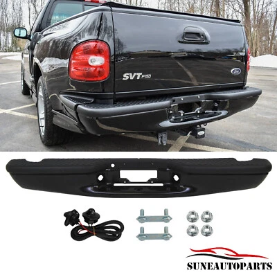 NEW Black Rear Bumper Assembly For 1997-2003 Ford F-150 F150 Flareside/Stepside Foto 1 de 4