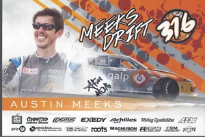 FOLLETO DE DERIVA/POSTAL FÓRMULA ""GALP"" FIRMADO AUSTIN MEEKS - Imagen 1 de 1