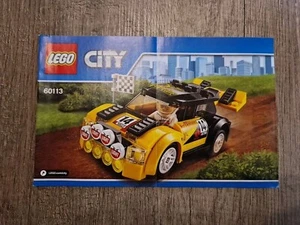 Lego City / Town # 60113 Rally Car - Bauanleitung (keine Steine!) - Bild 1 von 1