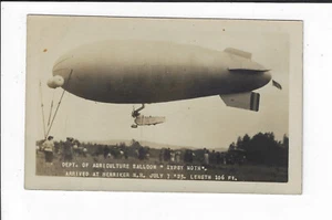 US Department of Agriculture Gypsy Moth Balloon Zepplin Postcard p2082 - Picture 1 of 2