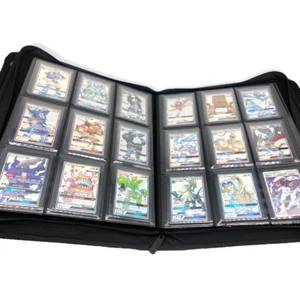 Toploader zip legante carte collezionabili album cartella Pokemon Yugioh Magic 216 carte - Foto 1 di 13