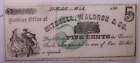 186_ 5 centów., Prywatny skrypt., Hillsdale, Mich, Przestarzała waluta., Sklep # 18257