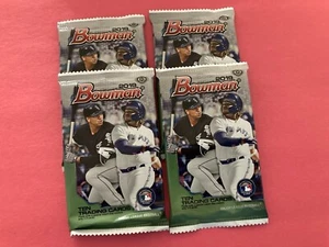 (4 CONFEZIONI) 2019 Bowman Factory 1 Sigillato Hobby Wander Franco Julio Rodriguez Auto? - Foto 1 di 1