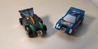 Hot Wheels Micro Cars  Die-cast  X 2 In Great Condition Hook Up Capable 