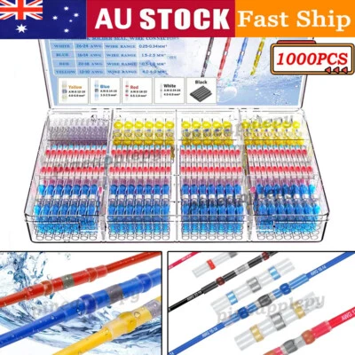 1000PCS Heat Shrink Waterproof Solder Stick Seal Sleeve Wire Connectors Terminal - image 1 of 4