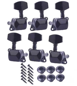 Clavijas de afinación de cuerdas para guitarra acústica cabezales de máquina afinadores 3x3 cromo semiclosado EE. UU. - Imagen 1 de 10