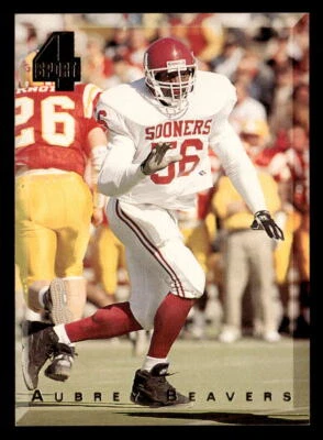 Aubrey Beavers 1994 Classic Four Sport Rookie Card #101 Oklahoma Sooners - Image 1 of 2
