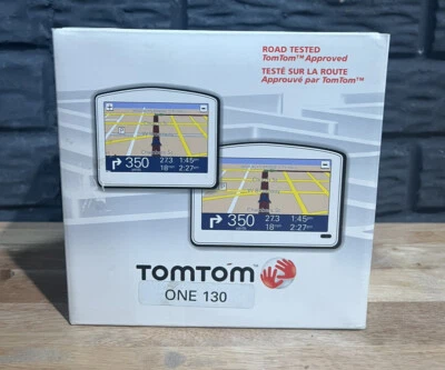 Tomtom One 3.5" GPS Unit Portable Car Navigator N14644 With Box - Image 1 of 4