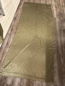 Pair Croscill Sage Green Parfait Satin Crinkle Pole Top Curtain Panels 42"x 94” - Picture 1 of 9