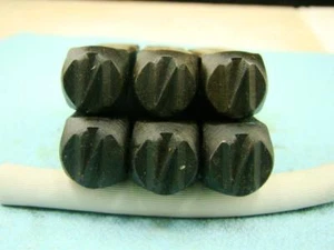 Lot of 6 - 3/8" Letter "N" Stamps-Punch-Hand-Tool-Gold Bar-Silver-Trailer-Metal - Picture 1 of 3