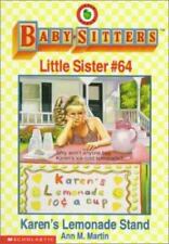 Karen's Lemonade Stand (Baby-Sitters Little Sister, No. 64) - Paperback - GOOD