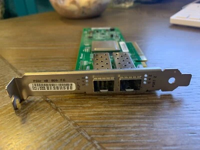 Adaptador QLOGIC / HP 2 puertos PCIe x8 Full Ht 8 Gb FC QLE2562-HP AJ764-63002 Foto 1 de 3