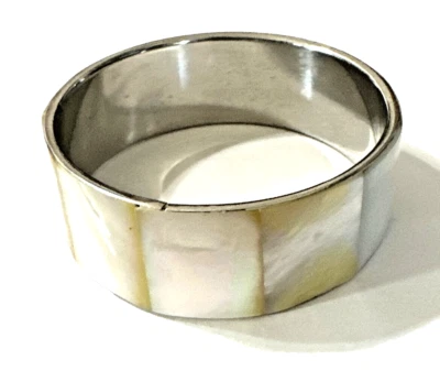 复古珍珠母马赛克瓷砖手链镶嵌拖把壳手镯 8 — 第 1/4 张图片