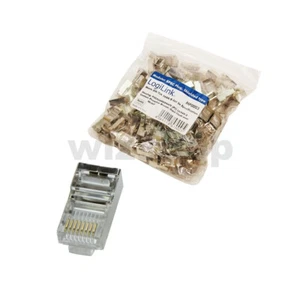 Connettore RJ45 Cat5e Schermato 8P8C Plug cavo Rete ethernet Lan 20 50 100 pezzi - Foto 1 di 4