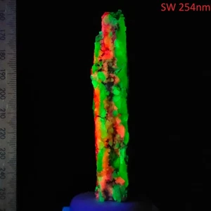 Sandía Calcedonia Calcita Fluorescente Onda Corta Minerales Nebraska EE. UU. 432ct - Imagen 1 de 10