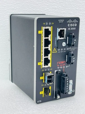 USED - Cisco IE-2000-4TS-B V01 Industrial Ethernet Network Switch / Free Shipp - Image 1 of 4