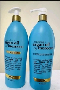 OGX Premium Arganöl Marokko erneuerndes Shampoo Conditioner sulfatfrei, 25,4 Oz. - Bild 1 von 3
