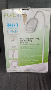 Unused Purelite 3 In 1 Crafters LED Magnifying Lamp - Picture 1 of 12