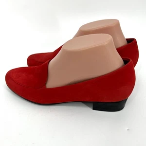 Mocasines de gamuza Trotters para mujer rojo monarca talla 8,5 estrechos T1713-604 - Imagen 1 de 9