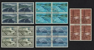 Cyprus Electricity Dam Ships Highway 5v Blocks of 4 1967 CTO SG#297-301 - Picture 1 of 1