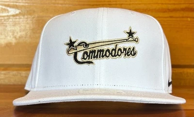 Nike Vanderbilt Commodores Baseball Pro Snapback Adjustable Hat SIZE M/L WHITE - Image 1 of 4